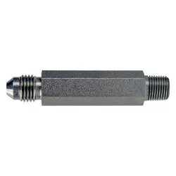 Holiday Sale Midland Metal 2404-LL-04-04 Extra Long Adapter, 1/4-in Male JIC x 1/4-in Male NPTF, Steel