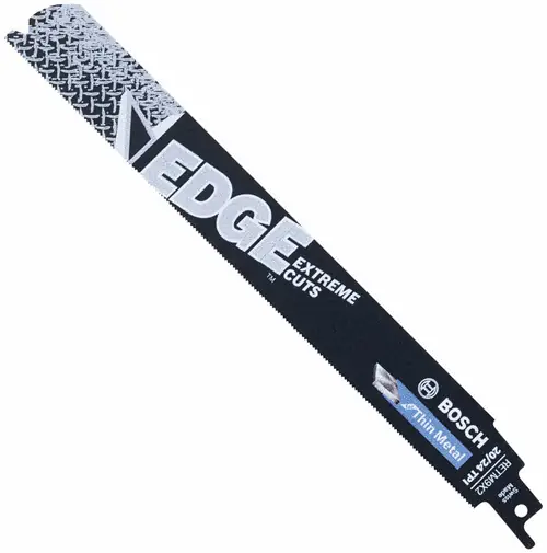 Mega Sale Bosch RETM6X2-25B 25 pc. 6 In. 20/24 TPI Edge Reciprocating Saw Blades for Thin Metal (Bulk Pack)