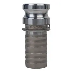 Cheap Midland Metal E-CGE-300-SS1 Economy Series Type E Cam and Groove Adapter, 3-in Male Adapter x 3-in Hose Shank, Stainless Steel