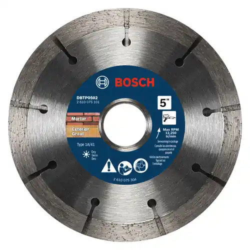 Free Returns Bosch DBTP0502 5 In. Premium Sandwich Tuckpointing Wheel