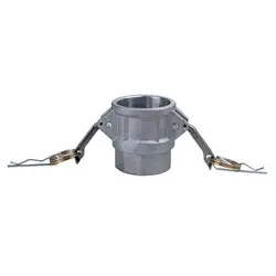 Brand New Midland Metal E-CGD-050-A1 Economy Series Type D Cam and Groove Coupler, 1/2-in Female Coupler x 1/2-in Female NPT, Aluminum
