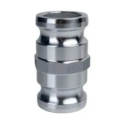 Midland Metal E-SA-3040-A Economy Series Type AA Cam and Groove Spool Adapter, 3-in Male Adapter x 4-in Male Adapter, Aluminum New Arrival
