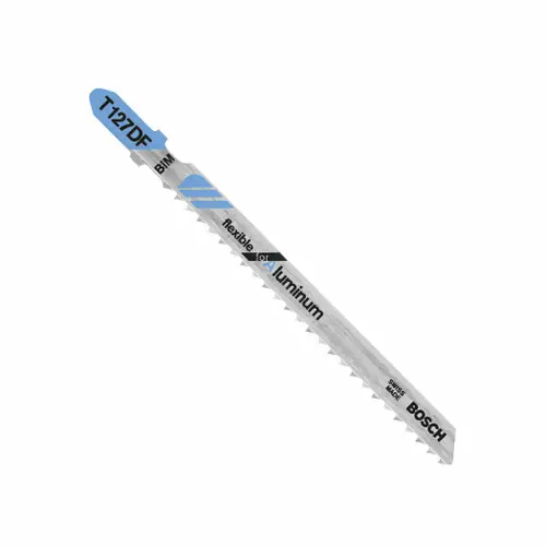 Professional Grade Bosch T127DF100 100 pc. 4-5/8 In. 8 TPI Flexible for Aluminum T-Shank Jig Saw Blades (100 Pack)