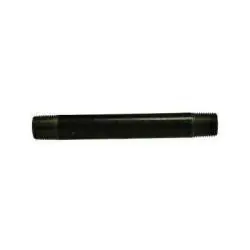 Midland Metal 57016 Welded Pipe Nipple, 1/8 in MPT x 1/8 in MPT, 11 in L, Steel, Black, SCH 40 Schedule Flash Sale