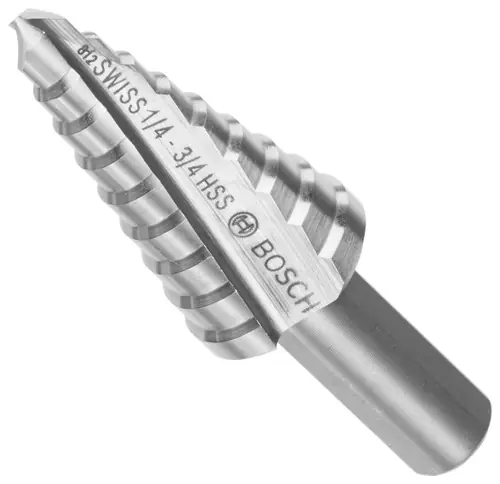 Bosch SDC3 1/4 In. to 3/4 In. High-Speed Steel Turbo Step Drill Bit Bargain