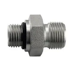 Fan Favorite Midland Metal 7062-08-12 Adapter, 1/2-in Male O-Ring Boss x 3/4-in Male BSPP, Steel