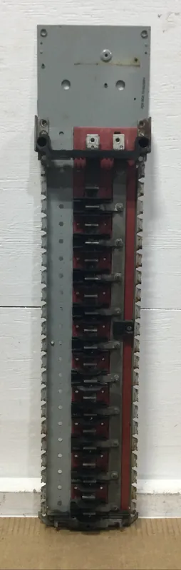 GE TM4020RH 200 Amp 40 Space 120/240 VAC Load Center Guts Only 6" X 29" Discount