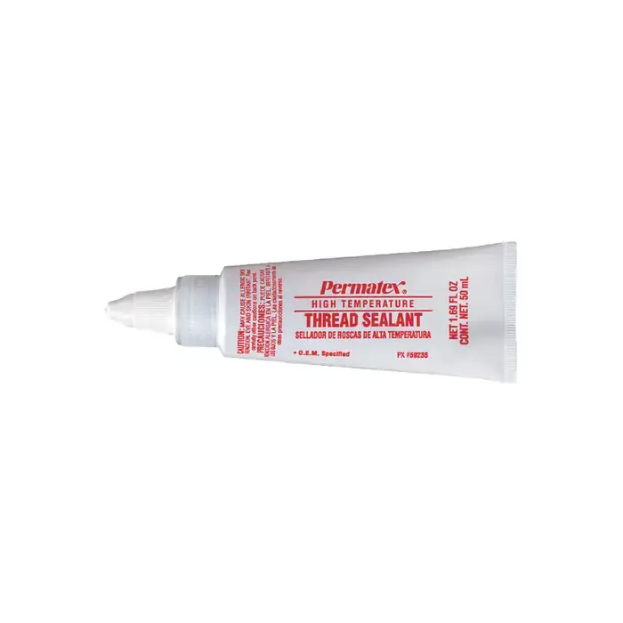 PERMATEX 59235 High Anaerobic Thread Locker - Strength White, 50 ml. Size Luxury