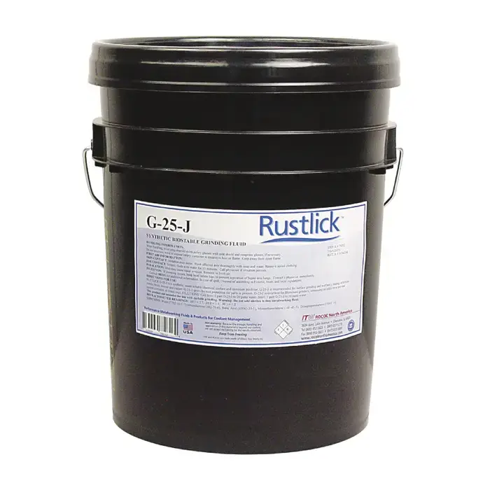 Hot Deal RUSTLICK 75052 Synthetic Grinding Coolant Liquid 5 Gallon Pail Synthetic Lubrication / Coolant