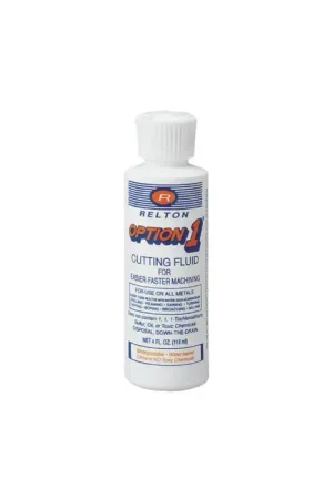 RELTON 04Z-OP Metal Cutting Fluid Type, 4 oz. Container Size Insoluble Cutting Fluid Must Have
