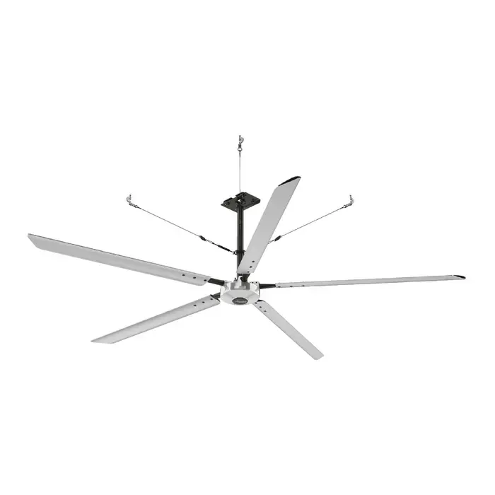 Exclusive Offer HUNTER INDUSTRIAL 72049 7‘ Blade Size, Ceiling Mount Air Circulator, — CFM, 1 Horsepower