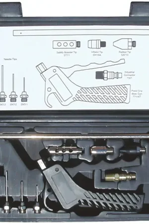COILHOSE PNEUMATICS BG-KITC Blow Gun & Tip Set Type Pistol Grip Blow Gun Best Seller
