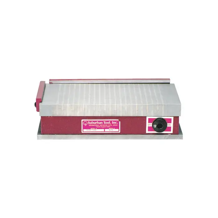 Professional Grade SUBURBAN MCB-47FP 4"x 7-1/2"x 2-5/8" Rectangular Permanent Magnetic Chuck