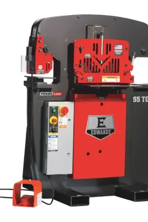 Bargain EDWARDS IW55-3P575-AC500 55 Ton Punching Pressure Stationary Ironworker