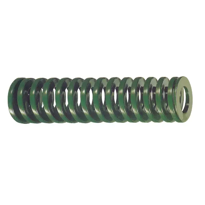 DANLY 1-1/2" Hole Dia., 8" Free Length, Light Load, Green Die Spring Premium