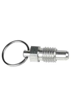 Buy Online TE-CO 54451 1/4"-20 Thread Size, 0.31" Thread Length, 0.160" Plunger Dia., Pull Ring Steel Hand Retractable Spring Plunger