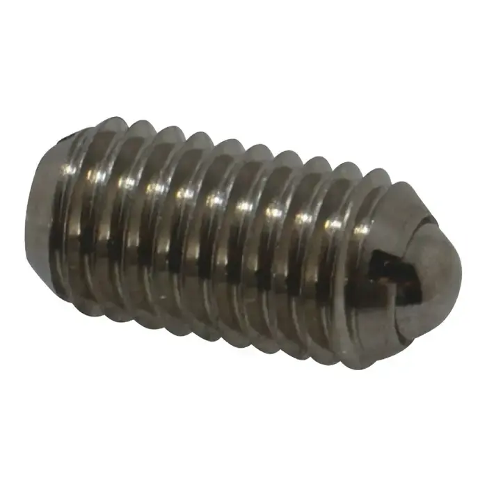One Day Deal VLIER SBMH16 M16x2.0 Thread Size, 24mm Body Length, Stainless Steel Body, Stainless Steel Ball Threaded Ball Plunger