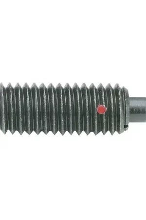 Certified TE-CO 63707 M10x1.50 Thread Size, 22mm Thread Length, 3mm Projection, Stainless Steel Body, Steel Nose Threaded Spring Plunger