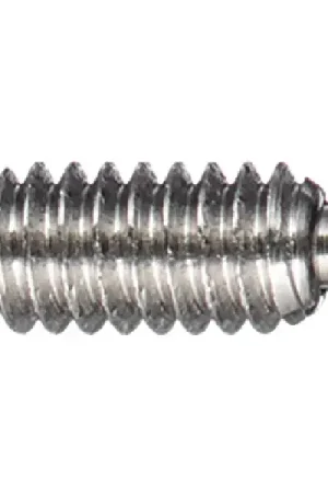 Budget VLIER SSM51A 8-32 Thread Size, 0.437" Thread Length, 0.052" Projection, Stainless Steel Body, Stainless Steel Nose Threaded Spring Plunger