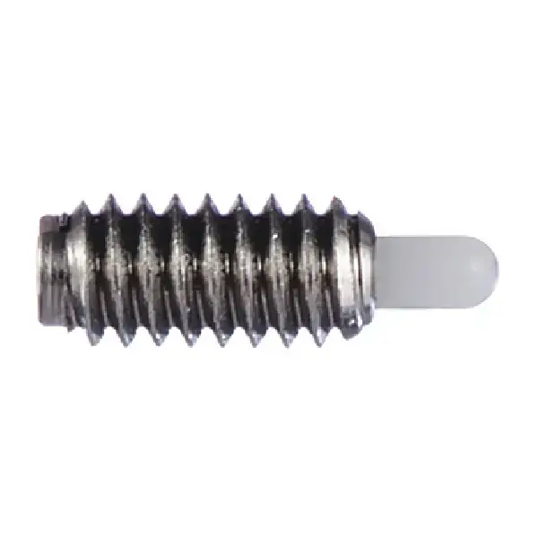 VLIER SMDL60N 1/2"-13 Thread Size, 3/4" Thread Length, 1/4" Projection, Stainless Steel Body, Delrin Nose Threaded Spring Plunger Express Delivery