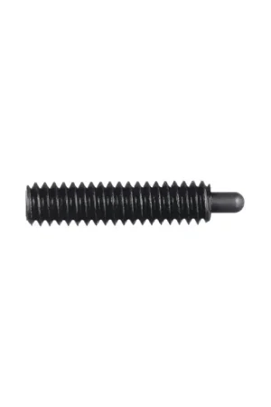 Weekend Sale VLIER S51P 8-32 Thread Size, 5/8" Thread Length, 0.0937" Projection, Steel Body, Steel Nose Threaded Spring Plunger