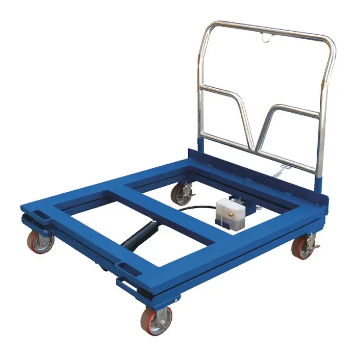 VESTIL ETT-254 2,500 lbs. Load Capacity, 41-5/8" Overall Height, Poly on Steel Wheel Type Hand Truck Price Drop