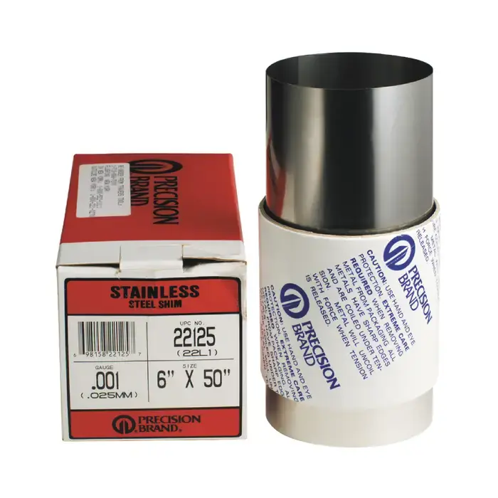 Time-Limited PRECISION BRAND L-31 .031" Thick, 6" Width, 300 Stainless Steel Metal Shim Stock