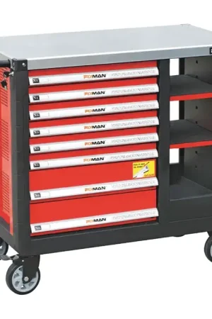 Clearance FIXMAN W1RM8 8 No. of Drawers, 22-1/2" Chest Length, 44-1/2" Chest Width Roller Cabinet