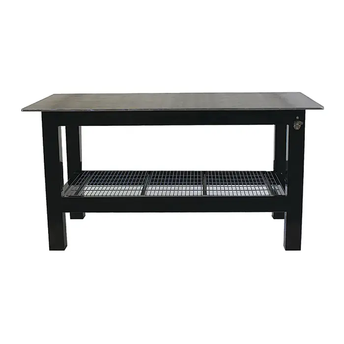 Limited Time BADASS WORKBENCH 3X6WELD-14 Welding Table With 1/4" Plate Steel Top Type, 3‘ Width, 3‘ Depth Stationary Work Bench / Table