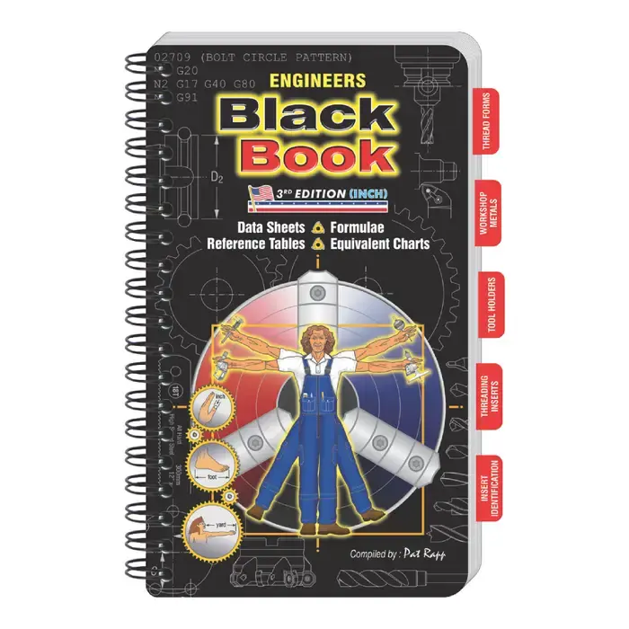 Price Cut BLACK BOOK ENG BLK BOOK Engineers Black Book Title, Pat Rapp Author, 1st Edition Edition of Publication Engineering Formulas Book