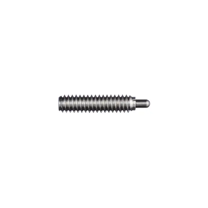 VLIER SSS59N 3/8"-16 Thread Size, 1-1/8" Thread Length, 0.1875" Projection, Stainless Steel Body, Stainless Steel Nose Threaded Spring Plunger Mega Sale