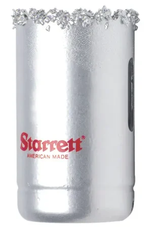 Best Price STARRETT 1-1/4" Dia., 1-5/8" Cutting Depth, Carbide grit Hole Saws