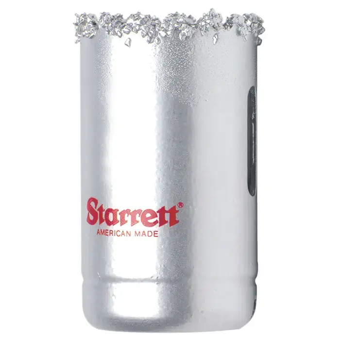 Best Price STARRETT 1-1/4" Dia., 1-5/8" Cutting Depth, Carbide grit Hole Saws