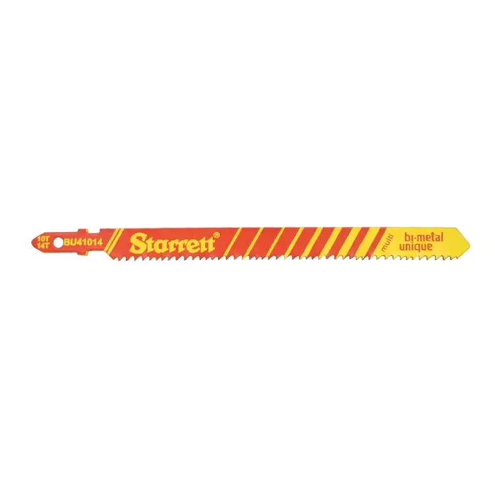 STARRETT BU41014 5" Long, 10 to 14 TPI, .040" Thick, Bi-Metal Jig Saw Blade Premium