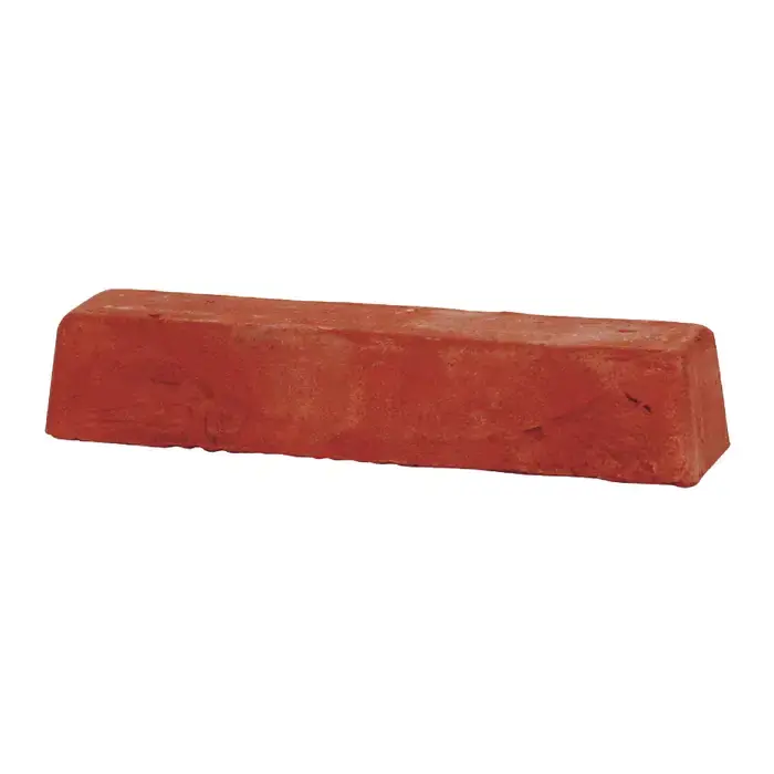 Reduced Price TTC PRODUCTION USA MADE 75-62 16 oz. Red Rouge Polishing Brick / Stick Compound - Fine Grade, Bar Shape, 1-1/2" x 7"