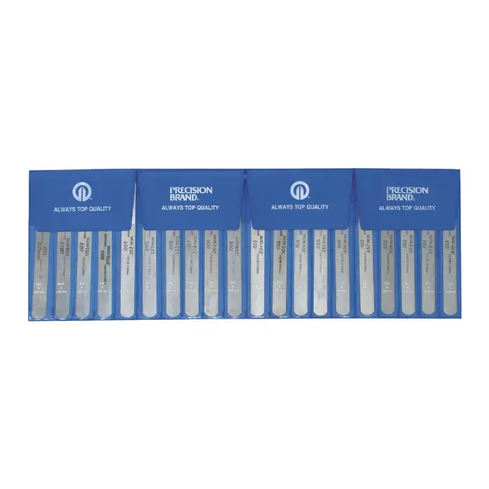 Mega Sale PRECISION BRAND 19G20 .001" Minimum Thickness, .025" Maximum Thickness, 20 No. of Leaves Feeler Gage Set