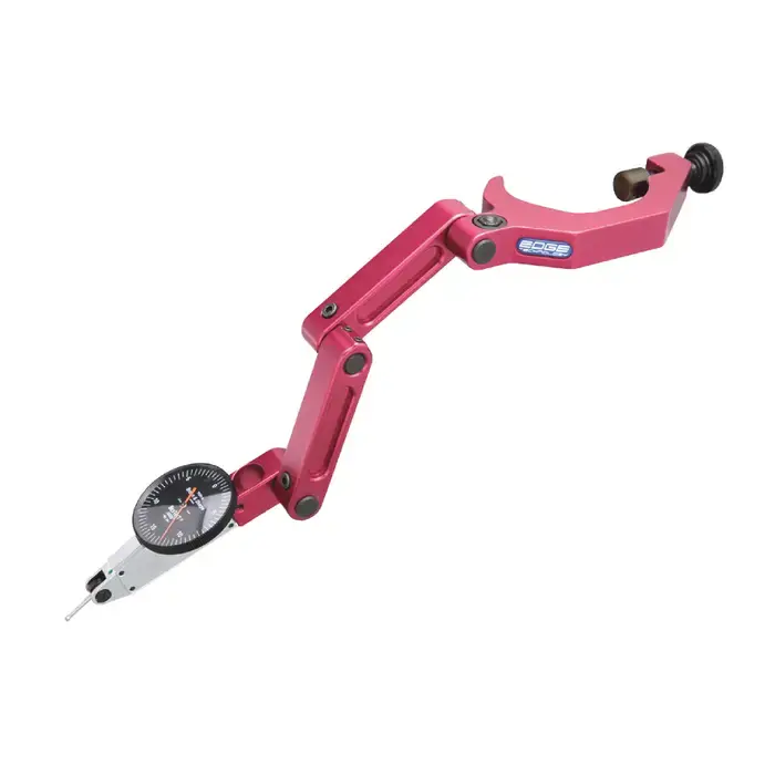 Cheap EDGE TECHNOLOGY 43-000 Holds 5/32" & dovetail, 2.25" Top Arm Length, 2.25" Bottom Arm Length Machine Mountable Indicator Holder