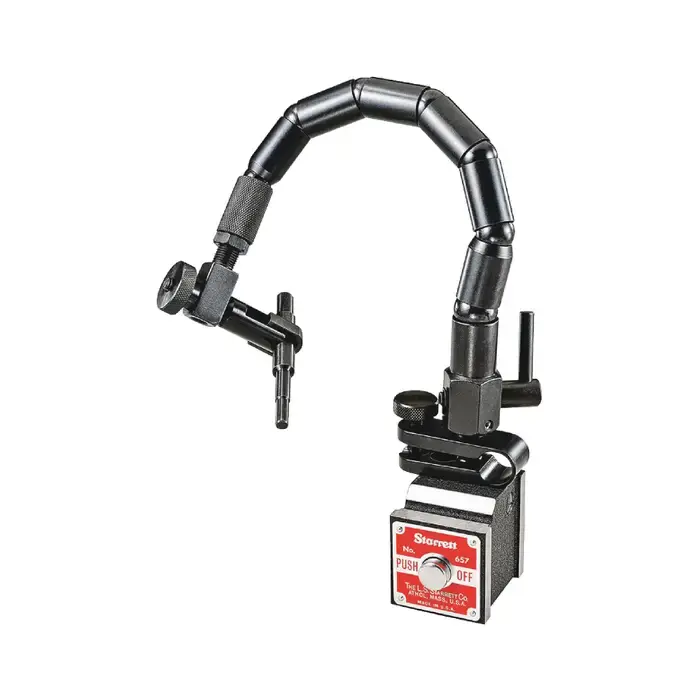 STARRETT 657TW 15" Arm Length, Holds 3/8" Stem Diameter, Flexible Magnetic Indicator Holder Hassle-Free Returns