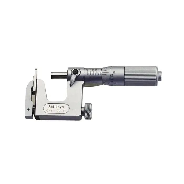 MITUTOYO 117-101 0 - 25mm Range, .01mm Graduation Multi-Anvil Outside Micrometer Save Now