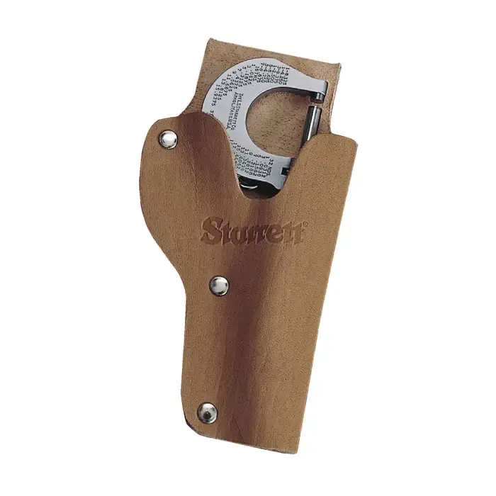 STARRETT 914 Leather Holster Type, Leather Material Micrometer Case Mega Sale
