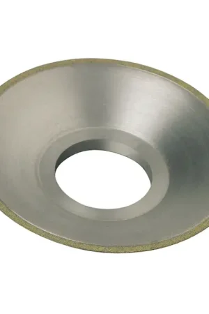 In Demand TTC PRODUCTION USA MADE 53-810-871 3-1/2" Diamond Sharpening Dish Wheel - 15V9 Wheel Type, 1-1/4" Hole Diameter, Medium Grade