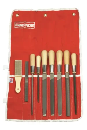 SIMONDS 72-75881 Mixed, Bastard Cut American Pattern Machinist File - Coarse, Mixed Shape, Tool Steel Latest