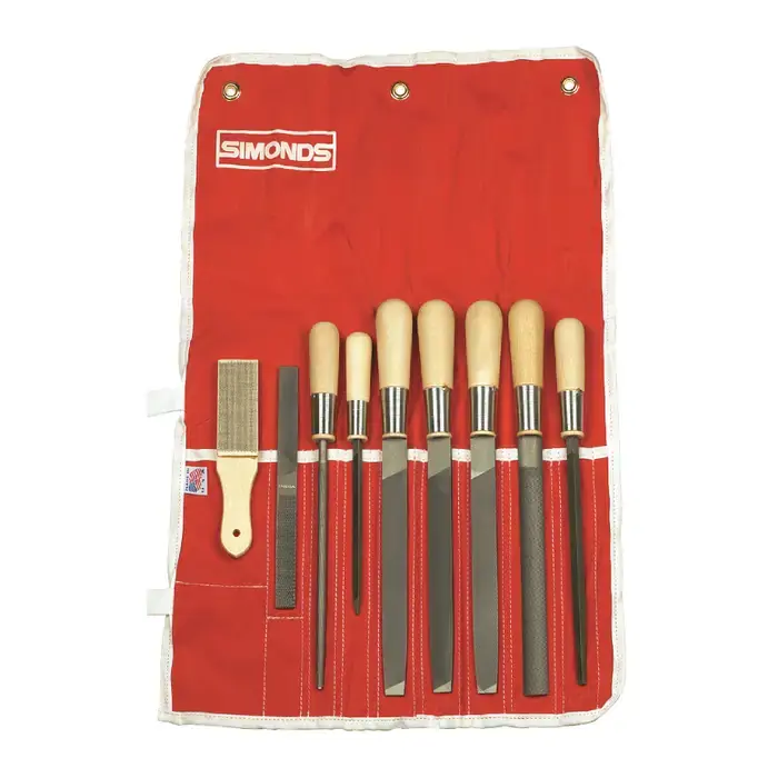 SIMONDS 72-75881 Mixed, Bastard Cut American Pattern Machinist File - Coarse, Mixed Shape, Tool Steel Latest