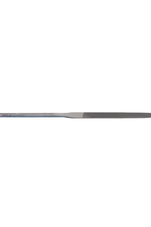 GROBET 31.555 1 Piece 5-1/2", 14cm Swiss Pattern Needle File - Double Cut, With Handle, None Top Rated