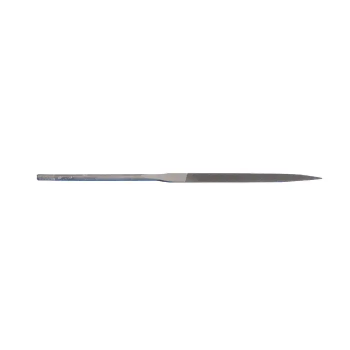 GROBET 31.555 1 Piece 5-1/2", 14cm Swiss Pattern Needle File - Double Cut, With Handle, None Top Rated