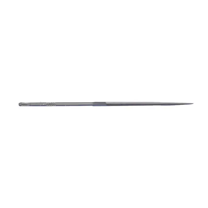 GROBET 31.620 1 Piece 6-1/4", 16cm Swiss Pattern Needle File - Double Cut, With Handle, None Price Drop
