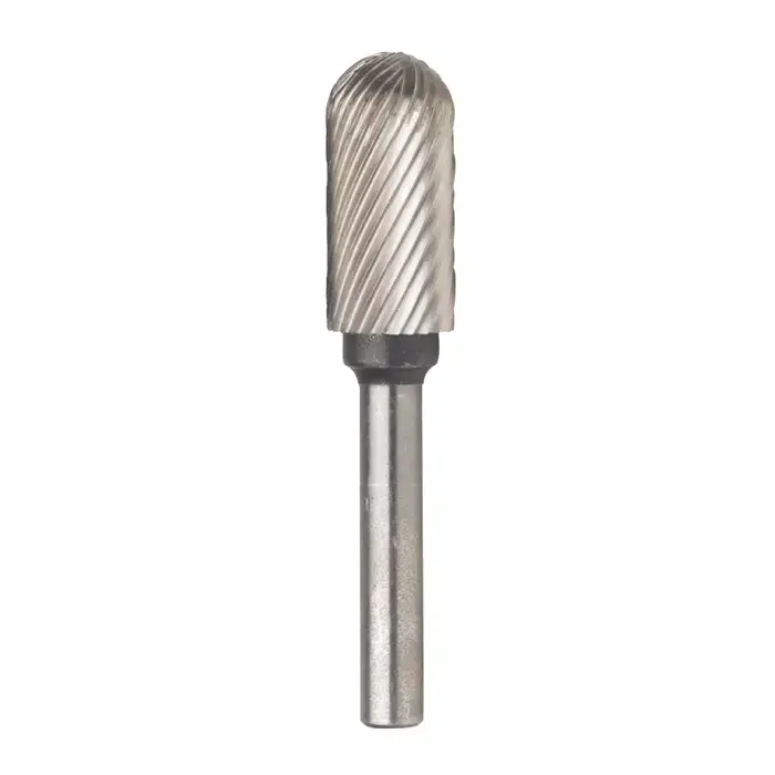 TTC PRODUCTION C-722 5/8" High Speed Steel Rotary Bur - Cylindrical-Radius End, Straight Shank, Best for Plastics Don't Miss Out