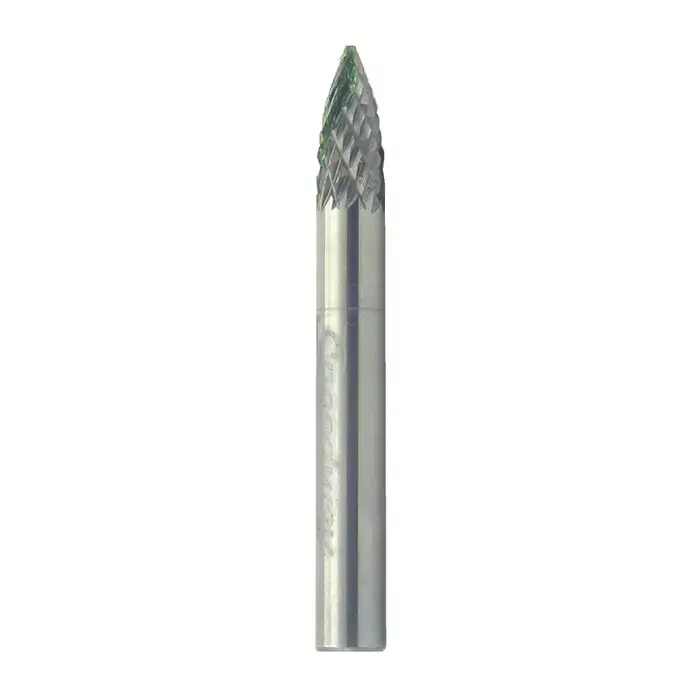 Trending T&O 20-025-056 1/8" Carbide Rotary Bur - Tree-Pointed End, Straight Shank, Best for Steel