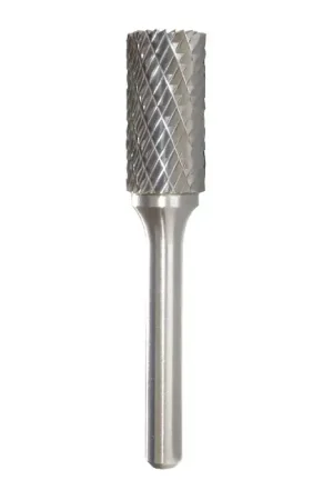 Holiday Sale TTC PRODUCTION USA MADE 20-001-641 1/2" Carbide Rotary Bur - Cylindrical-Flat End (With End Cut), Straight Shank, Best for Steel
