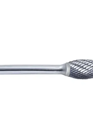 TTC PRODUCTION USA MADE E-181D 3/4" Carbide Rotary Bur - Oval, Straight Shank, Best for Steel Seasonal Sale